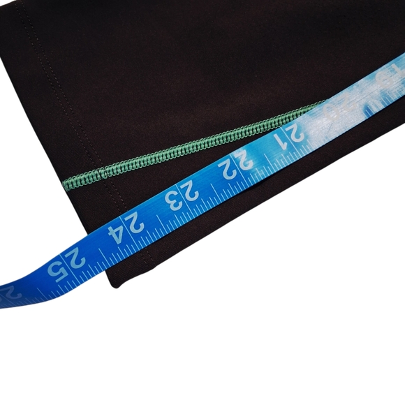 BCG | Tru-Wick | Black & Teal | Cropped Leggings | Size Small - Picture 4 of 5